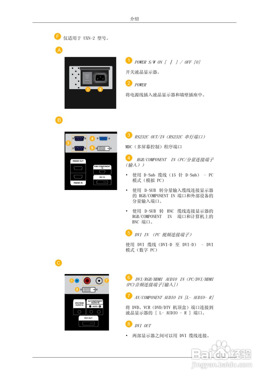 三星460UX-2液晶显示器使用说明书:[2]