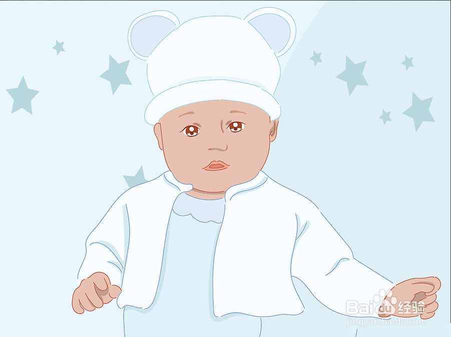 3招教你如何给新出生的婴儿baby打扮穿衣