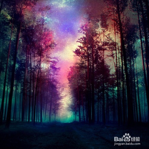 用美图秀秀制作星光图