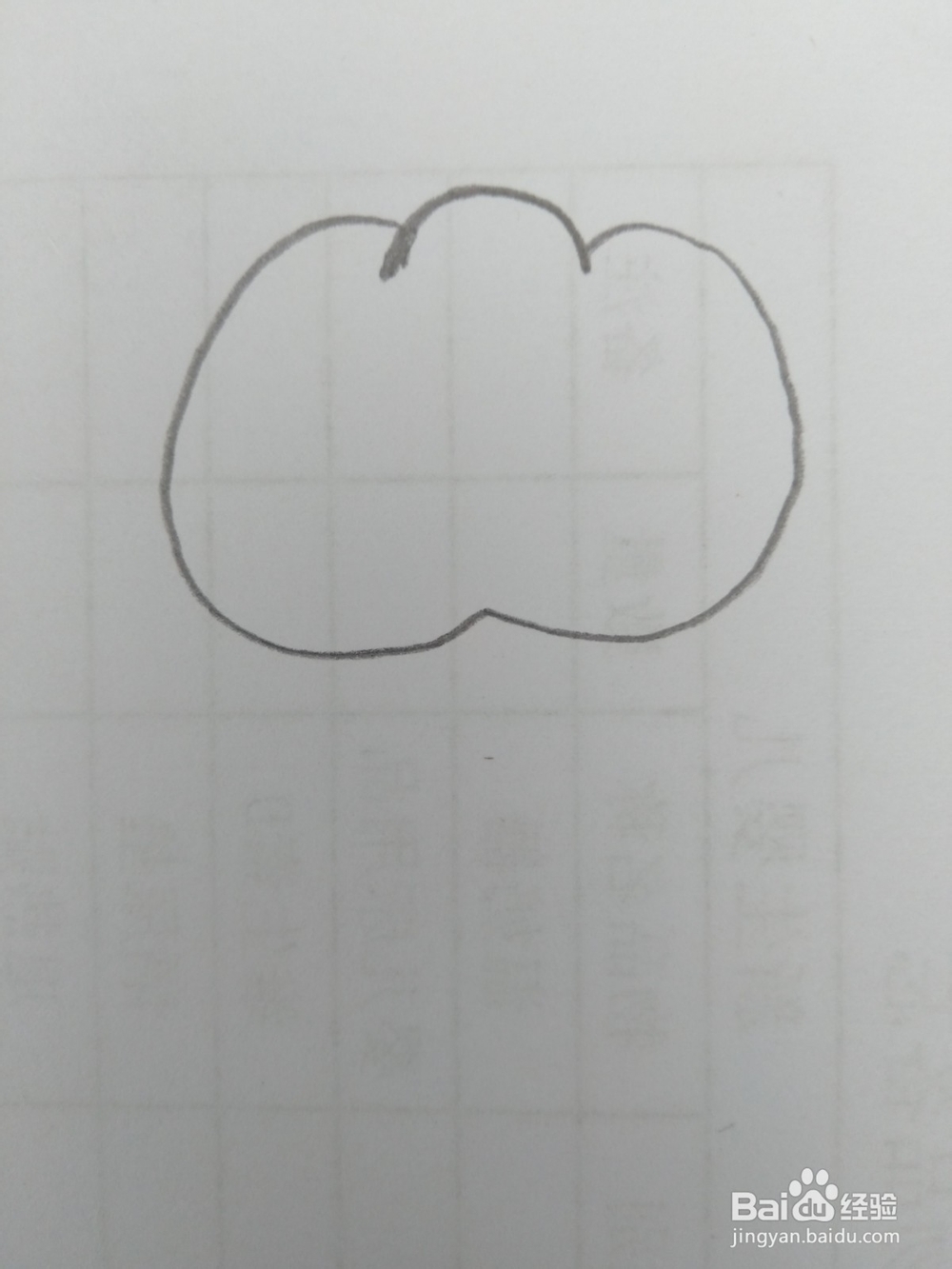 简笔画柿子画法四