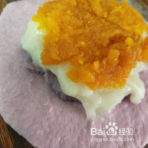 金沙芋泥软欧的做法
