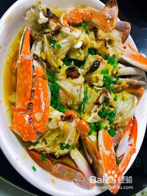 宁波葱油螃蟹的做法