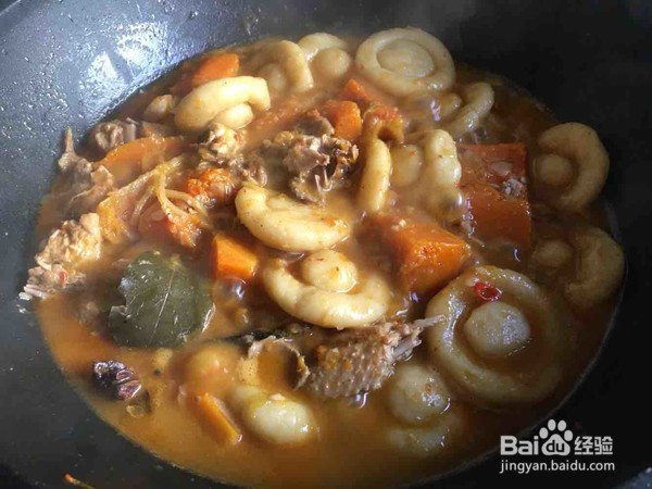 教你做土豆蘑菇南瓜焖鸡块