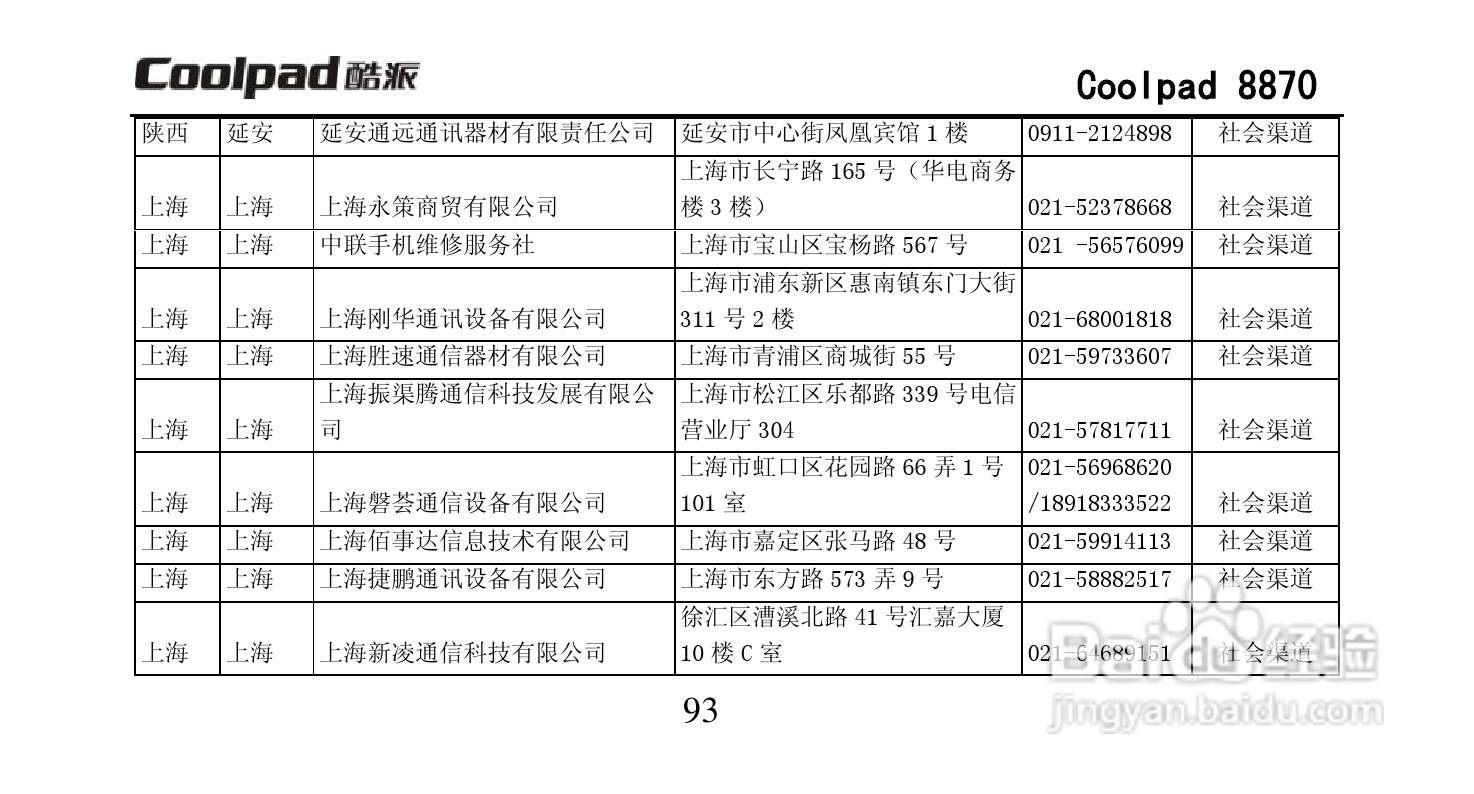 酷派Coolpad 8870手机说明书:[11]