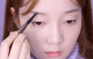 画一款气质的“野生眉”