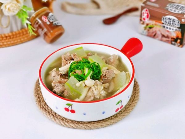 松茸冬瓜白玉菇鸭汤