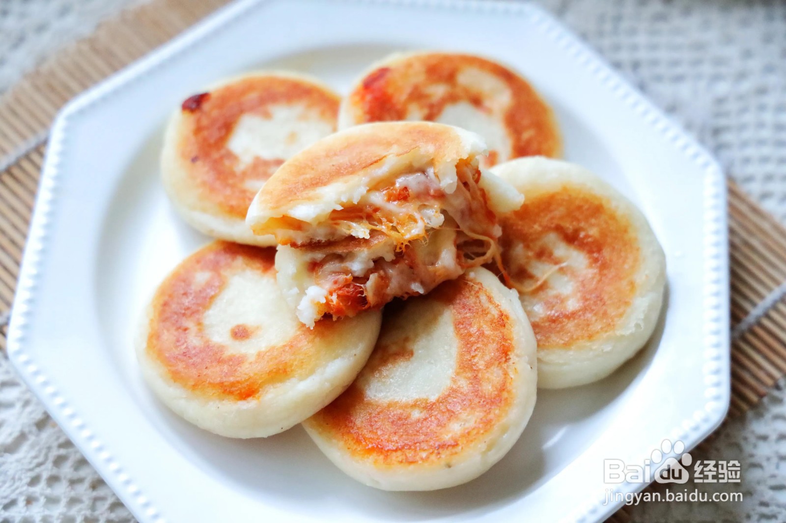 山药肉松芝士饼