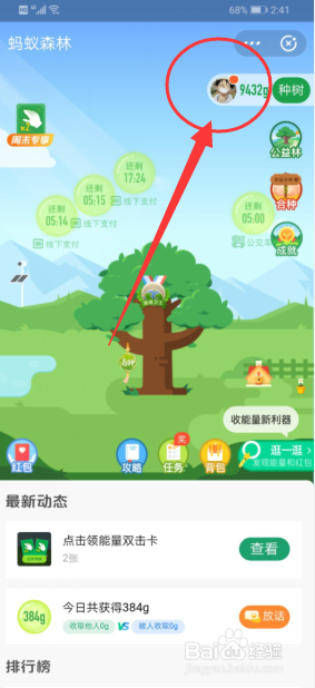 支付宝蚂蚁森林怎么收取能量