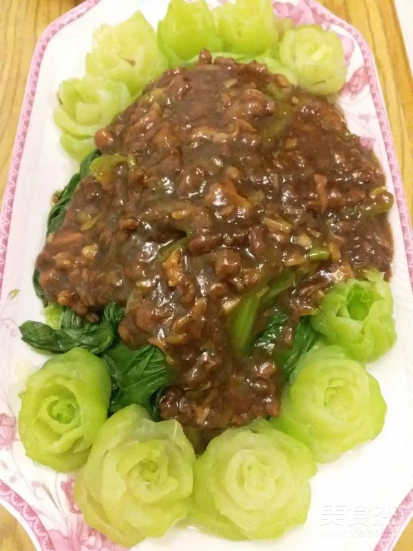 肉丝油菜花的做法