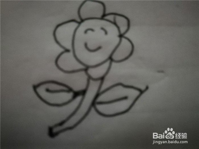 怎么样用简笔画画画花