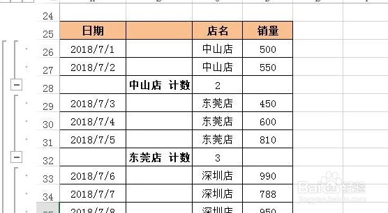 Excel中如何批量合并相同内容单元格