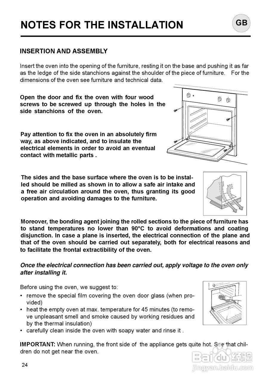 意大利Nardi FEA27D50XN型嵌入式电焗炉说明书:[3]