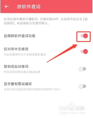 网易有道词典如何开启跨软件查词功能