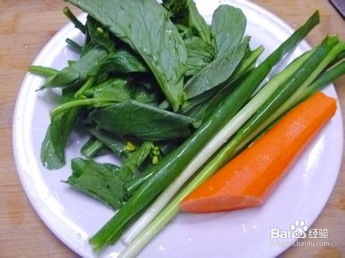 【中式面点】营养早餐--胡萝卜菜心煎饼