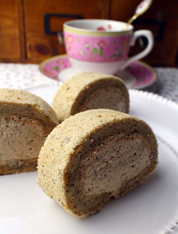 奶茶慕斯蛋糕卷