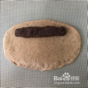 50%全麦红豆泥贝果的做法