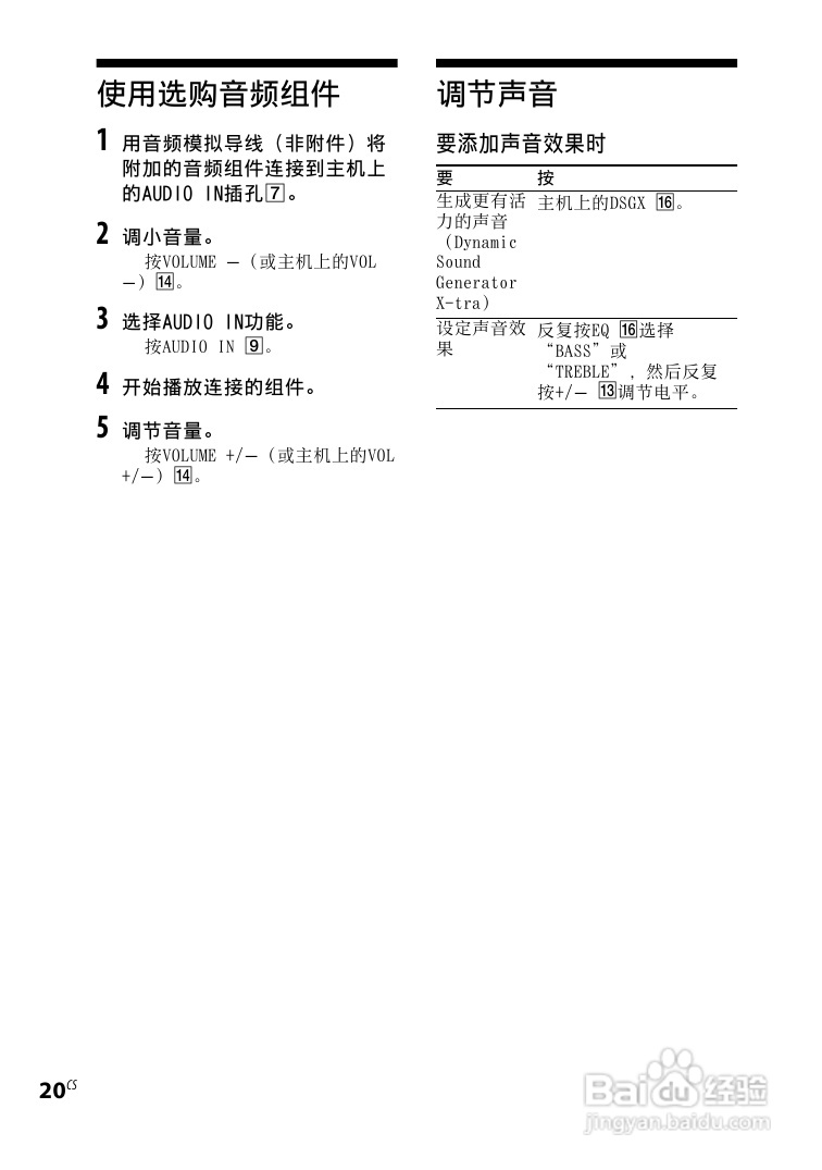 索尼CMT-BX50BT迷你组合音响使用说明书:[3]