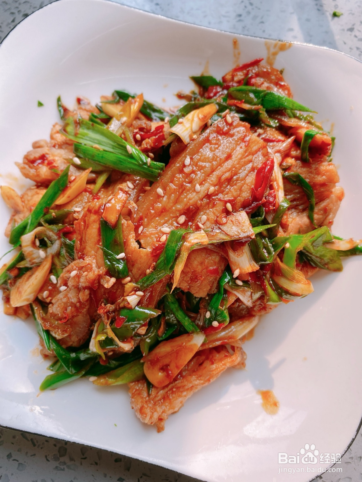 蒜苗回锅肉的做法