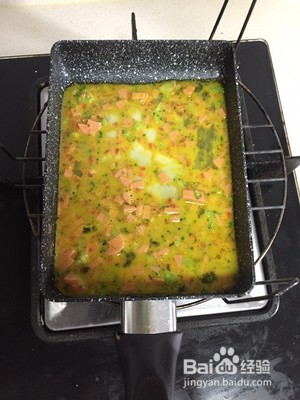 蔬菜厚蛋烧制作过程