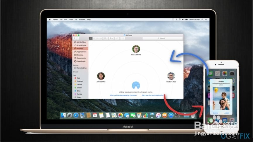 如何在iPhone和Mac上使用AirDrop