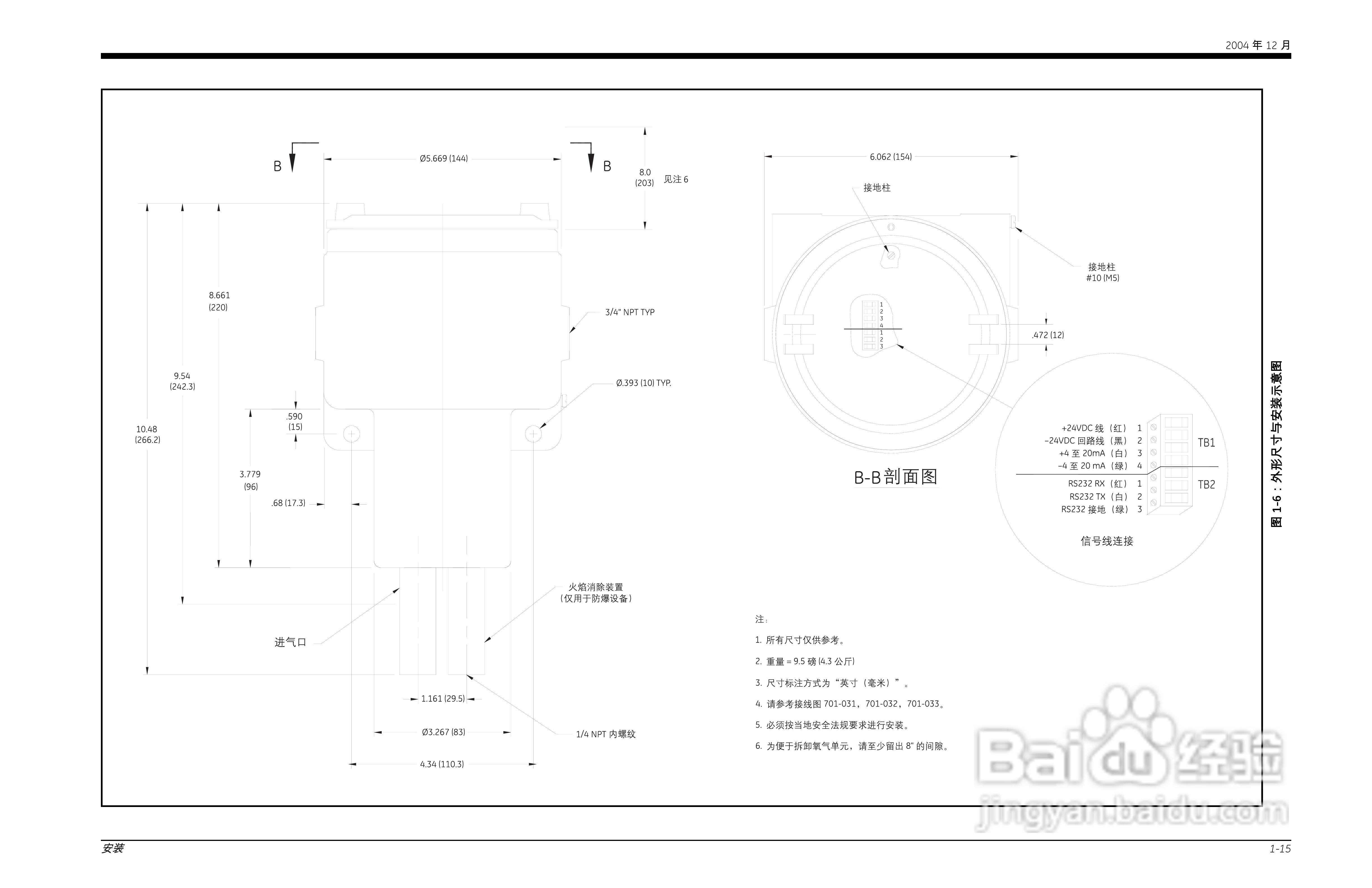 GE XMO2-IDM Panametrics智能氧气传感器说明书:[3]