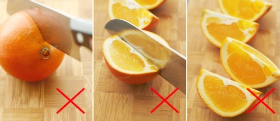 橙子应该怎么切