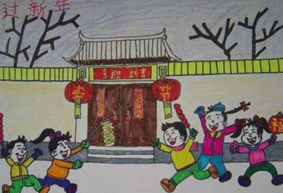 新年到哈哈笑嗯做我个子快长高这这些都用什么什么感叹号还是什么号啊