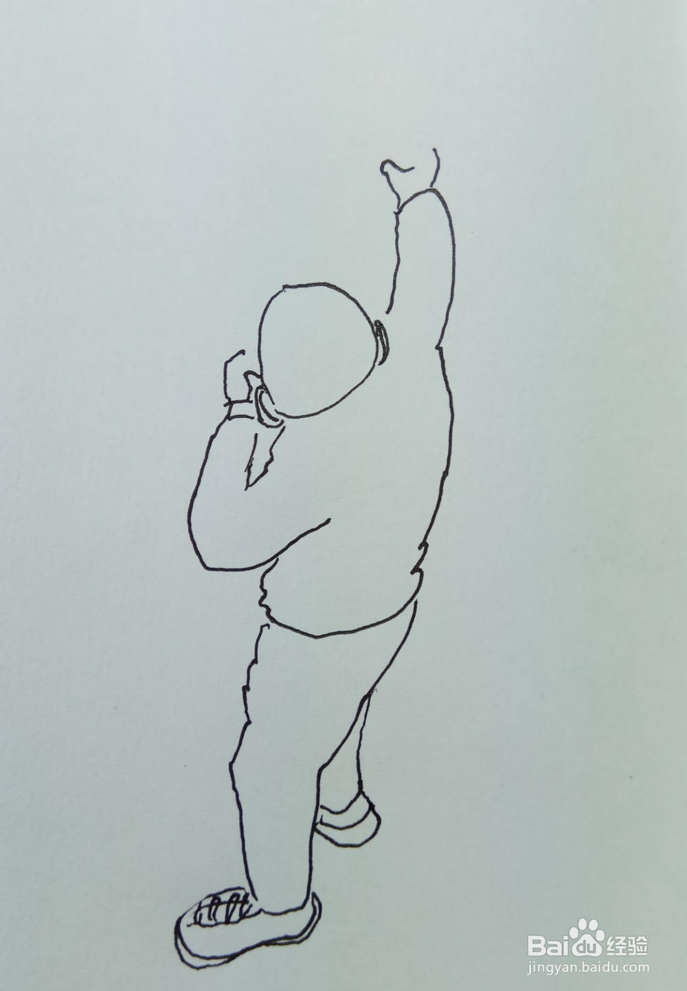 怎样画儿童简笔画用枪瞄准