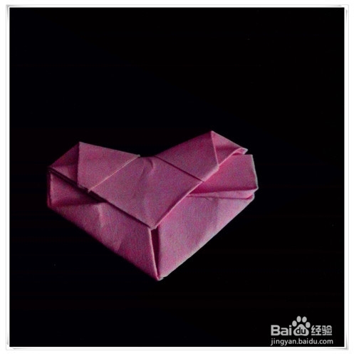 折纸爱心 图解：[7]双面心