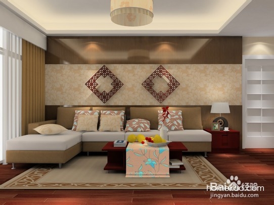 2013年中式风格客厅装修效果图片