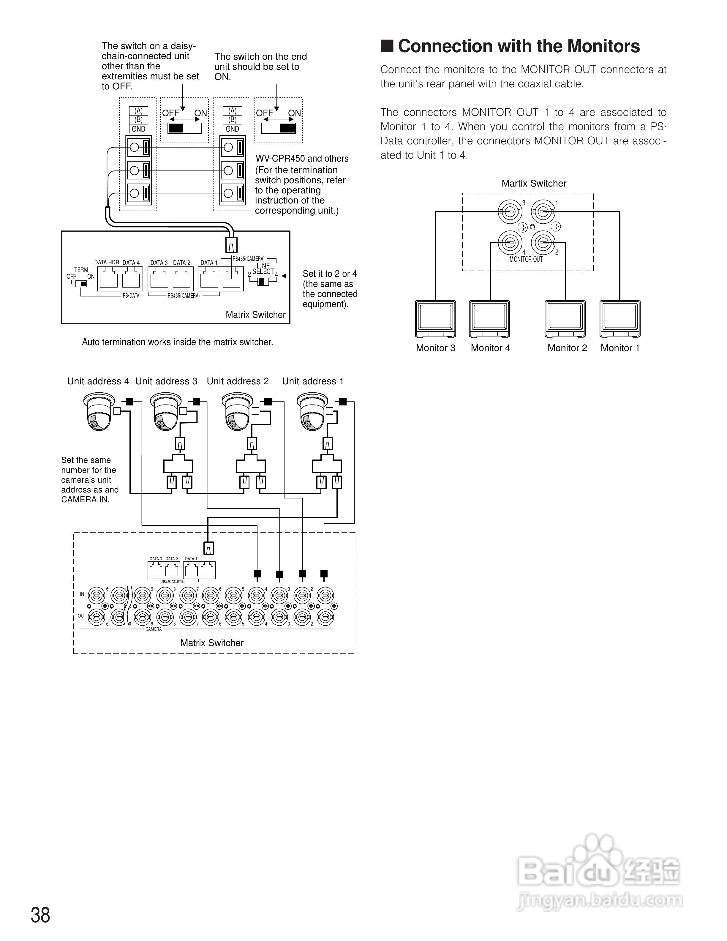 松下WJ-SX150A矩阵切换器使用说明书:[4]