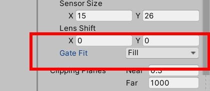 unity摄像头gate fit怎么设置为fill