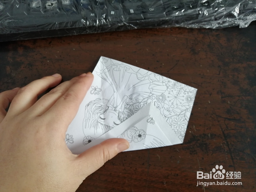 像万字符的杯垫怎么用纸折