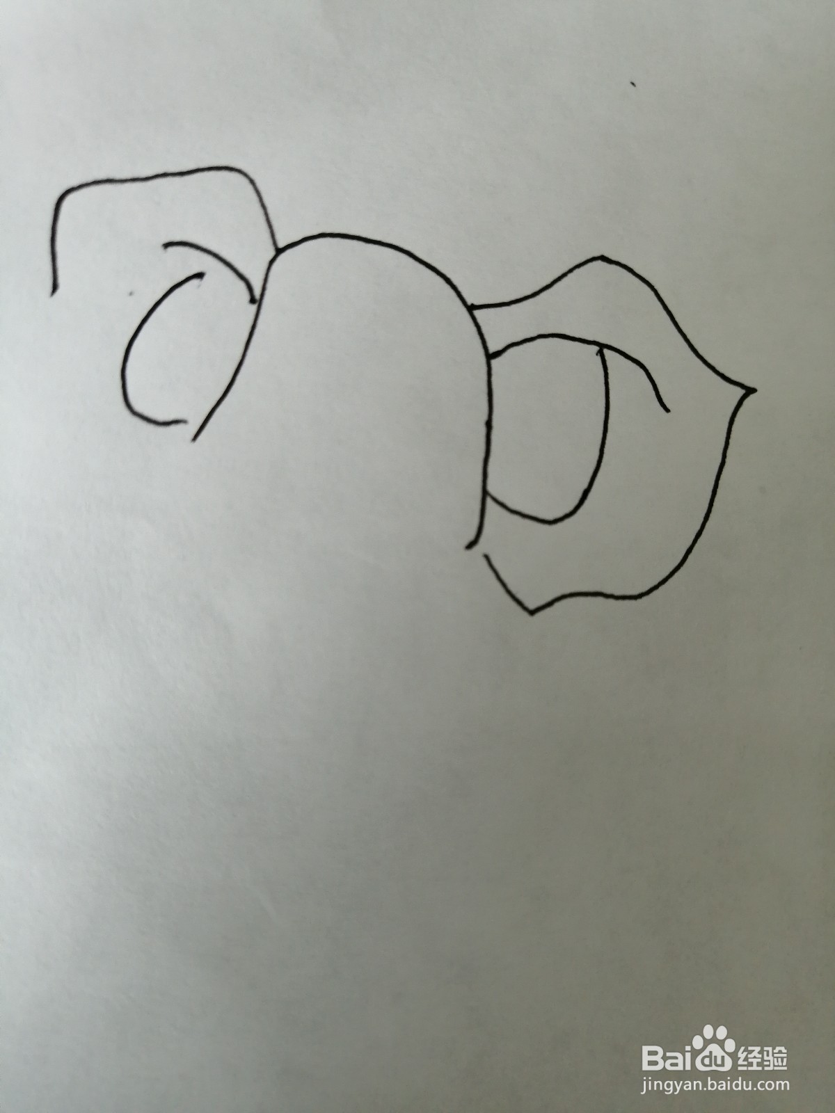 大象简笔画怎么画