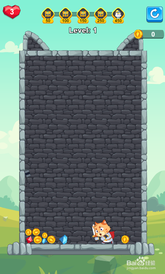 Cat Force的Level：1如何通过？