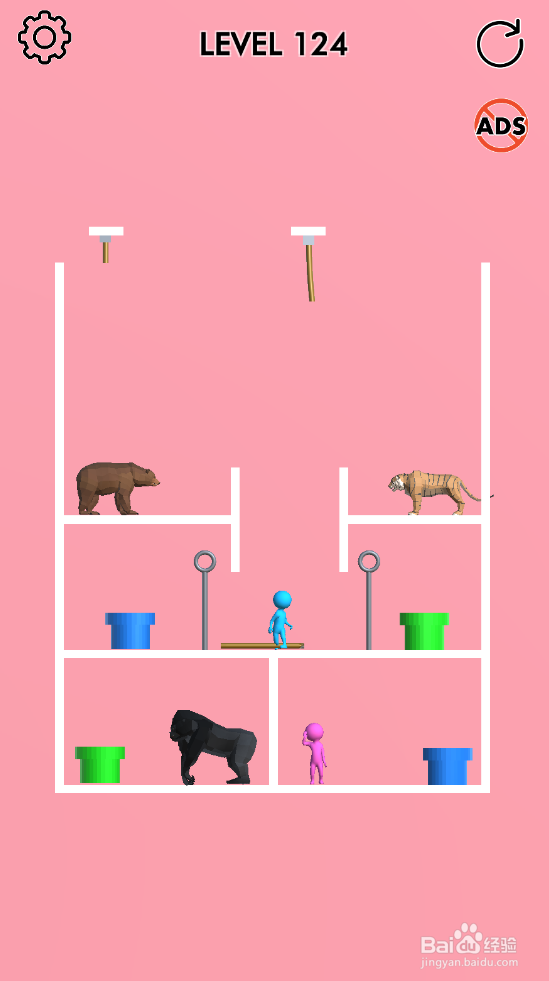 Love Pins Rescue的LEVEL 124怎样通关？