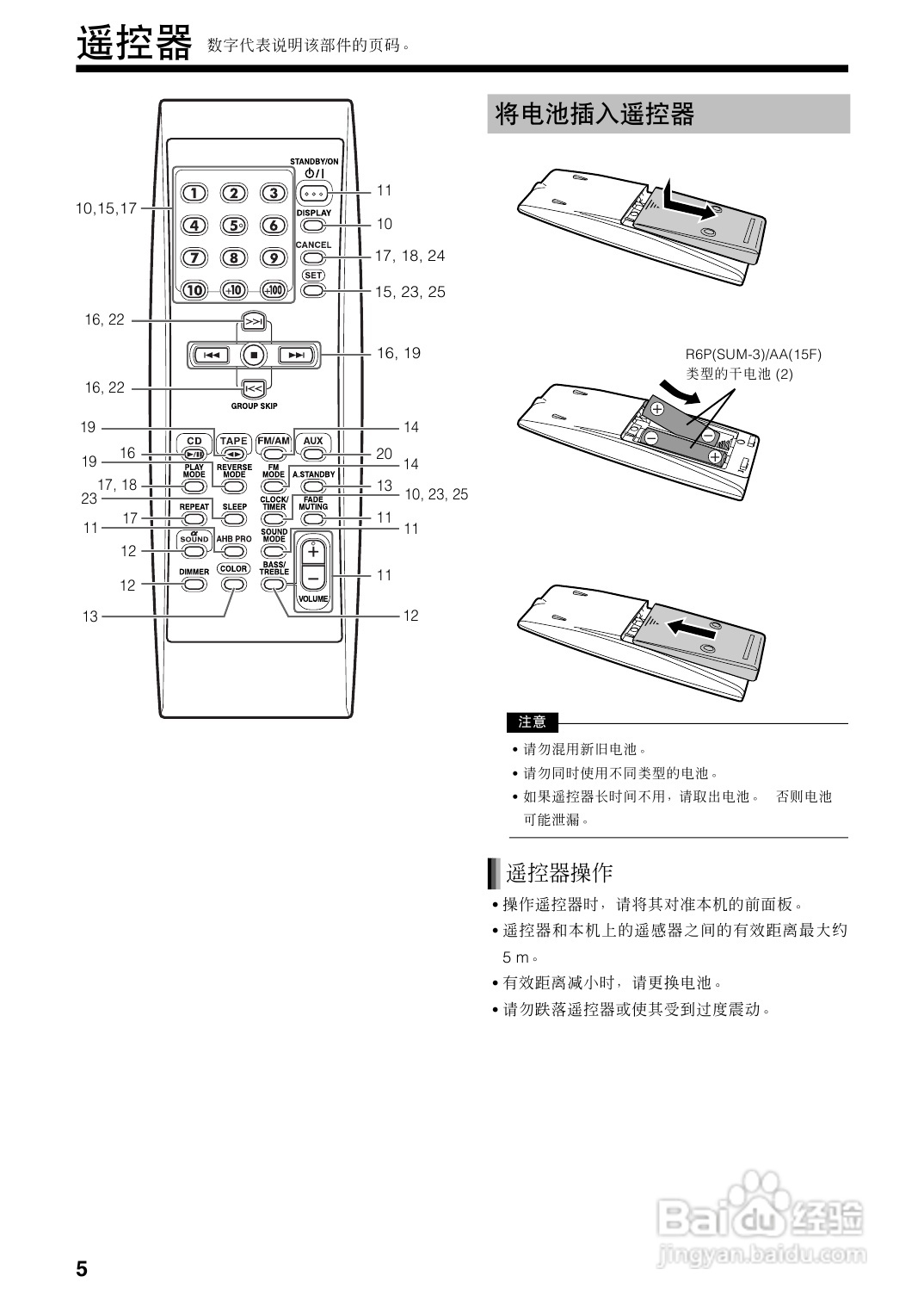 JVC UX-Q30P微型组合音响使用说明书:[1]