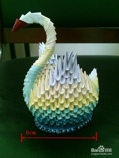 三角插小天鹅收纳摆件