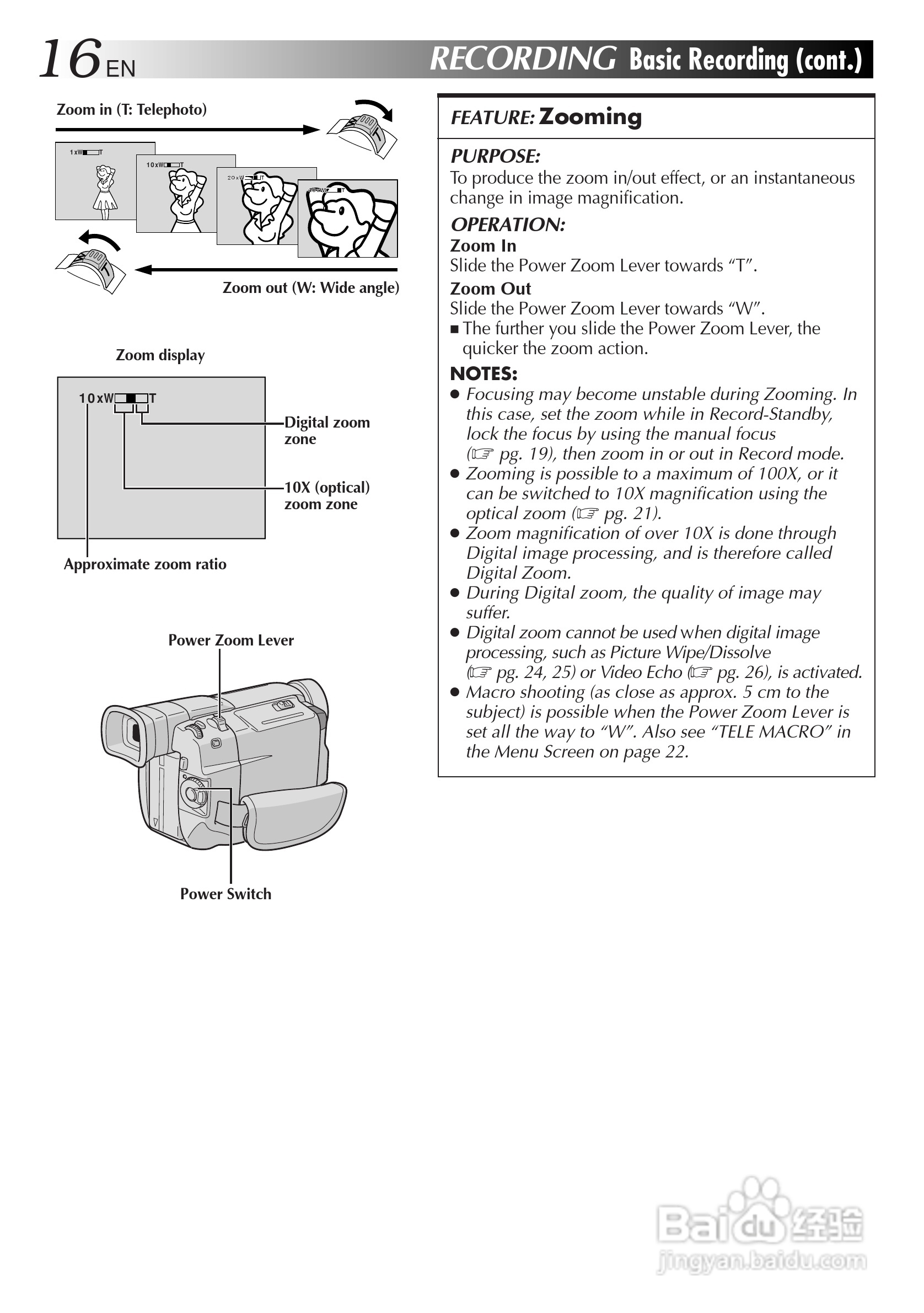 JVC GR-DVL300/107/100摄像机说明书:[2]