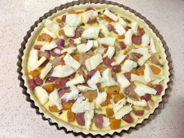 洋葱香肠芝士南瓜派