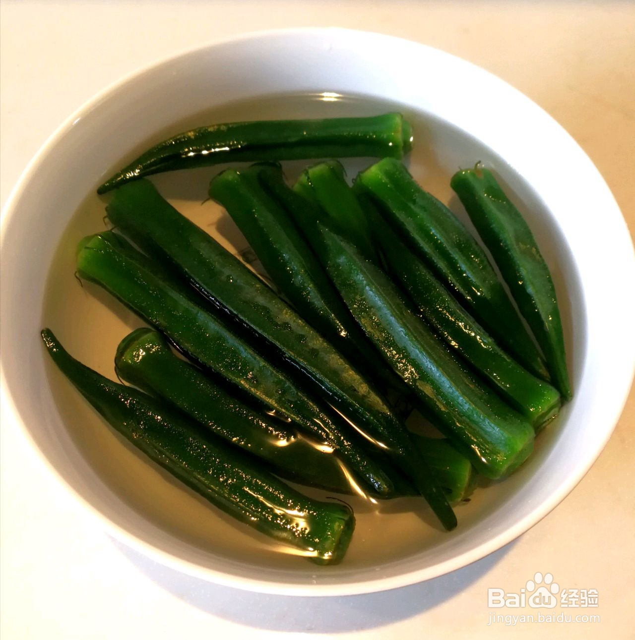 凉拌秋葵的做法