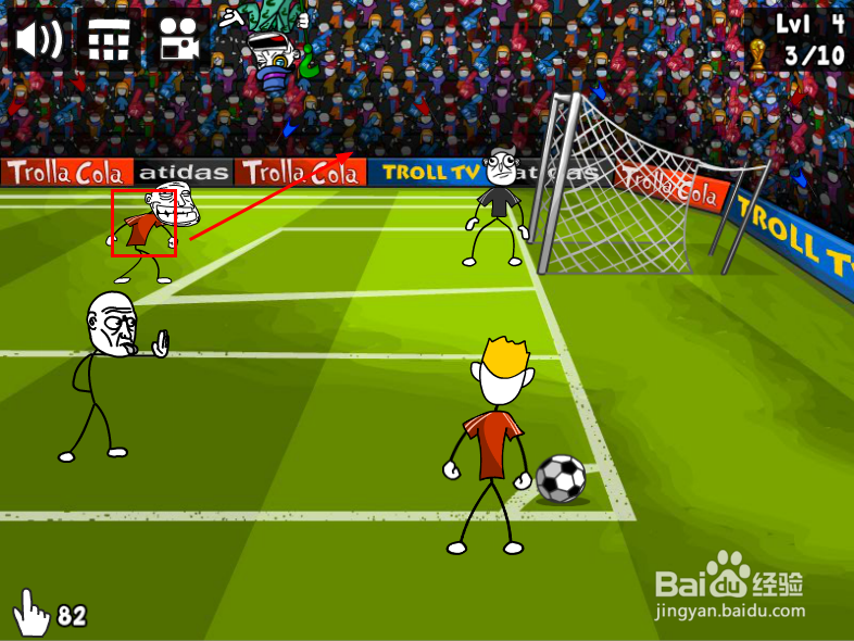 “史上最贱小游戏之足球”攻略