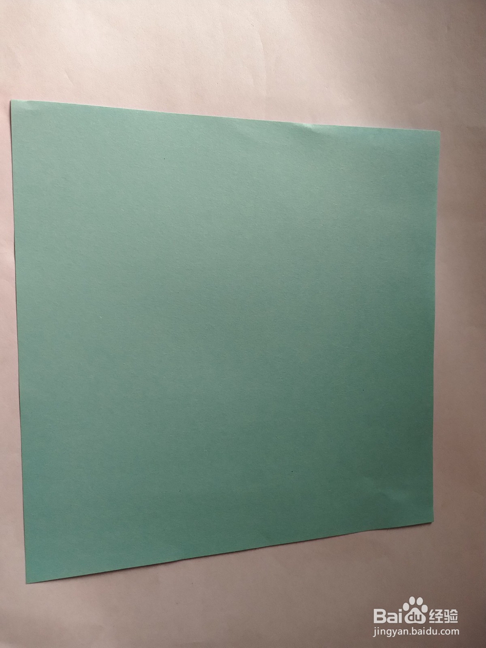 幼儿园小朋友学折纸-折桌子