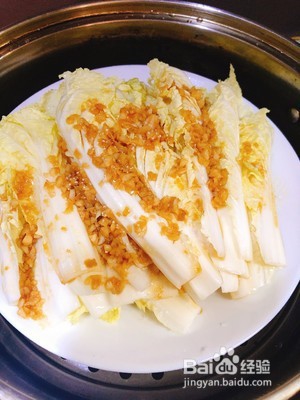 蒜蓉粉丝娃娃菜制作过程