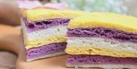 低脂低糖三色发糕的做法