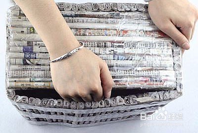 圣象家居生活课堂十：旧报纸手工制作纸盒杂物筐