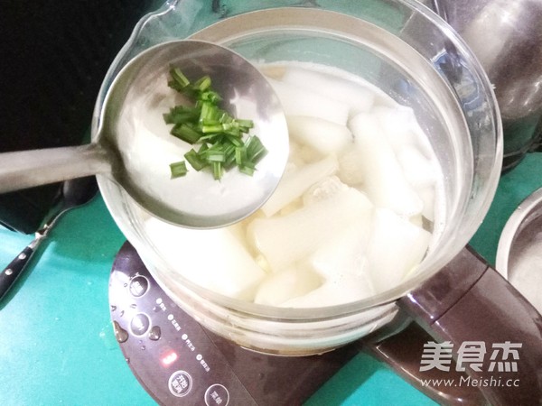 干贝萝卜肉丸汤