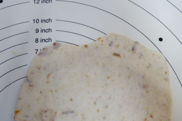 全麦油葱酥软欧面包