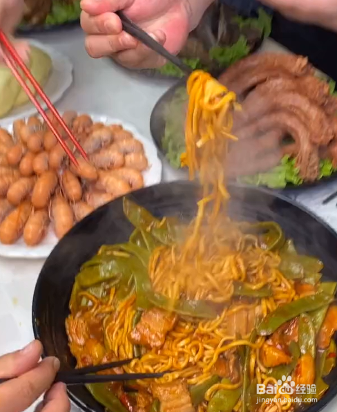 家庭版豆角焖面做法