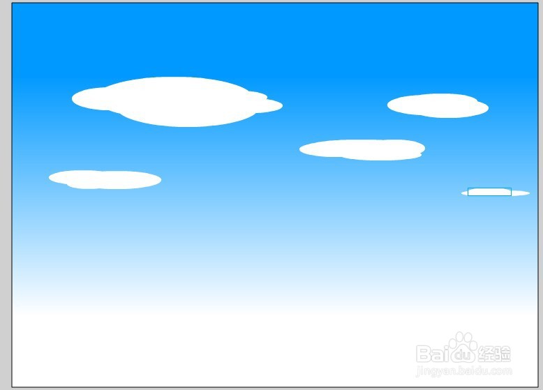 flash绘制一个雪山的背景